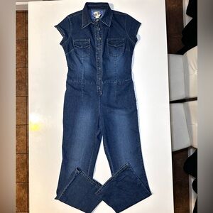 Women’s vintage Yada Yada denim all in one 2000s y2k jean jumpsuit